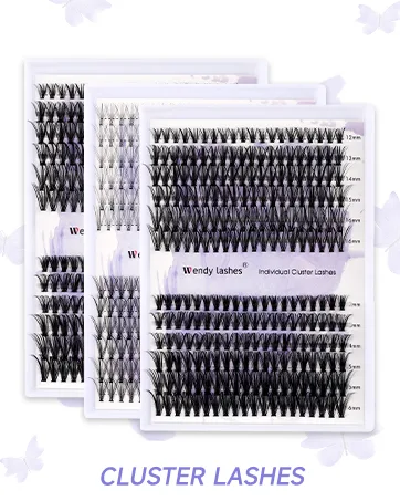 Wendy lashes eyelash glue black lash glue eyelash extensions glue cluster lash glue cluster eyelash glue black eyelash adhesive (black-5ml) - Cluster Lashes