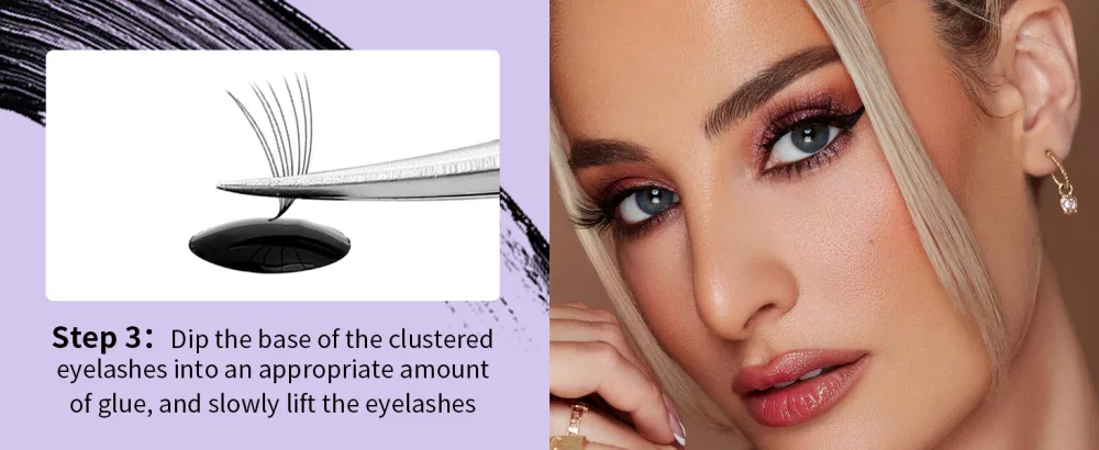 Wendy lashes eyelash glue black lash glue eyelash extensions glue cluster lash glue cluster eyelash glue black eyelash adhesive (black-5ml) - product information 23