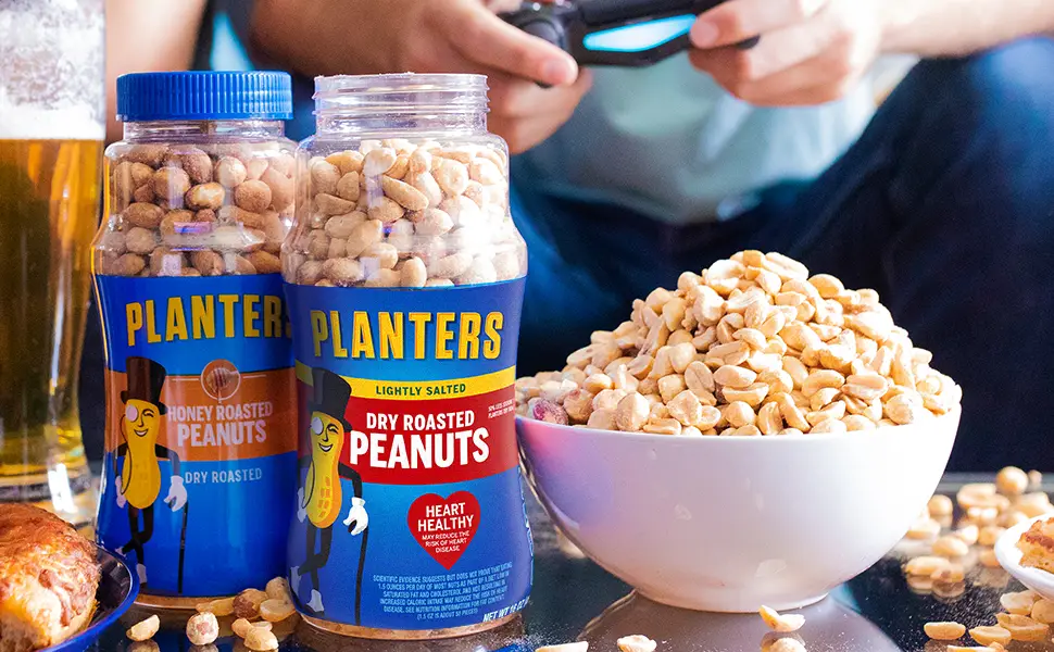 Planters Lightly Salted Dry Roasted Peanuts 16.0 oz Jar (Pack of 6) - To come