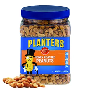 Planters Lightly Salted Dry Roasted Peanuts 16.0 oz Jar (Pack of 6) - To come