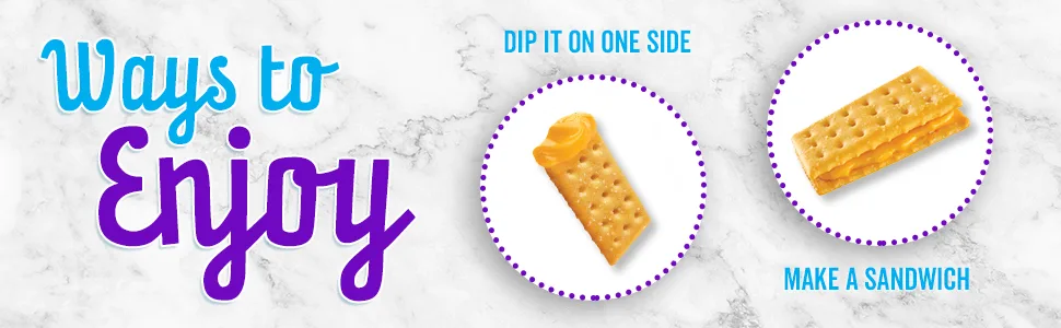 RITZ Handi-Snacks Crackers and Cheese Dip 6 - 0.95 oz Packs - Handi, Handy, Handisnack, Handisnacks, Handysnack, Handysnacks, Ritz, Cracker, Cheese, Cheesy, Snack