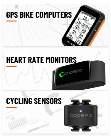 COOSPO BK9S speed sensor/cadence sensor Bluetooth5.0 Ant+ wireless bicycle speed sensor RPM Speed Sensor IP67 Waterproof Low Energy Technology - coospo