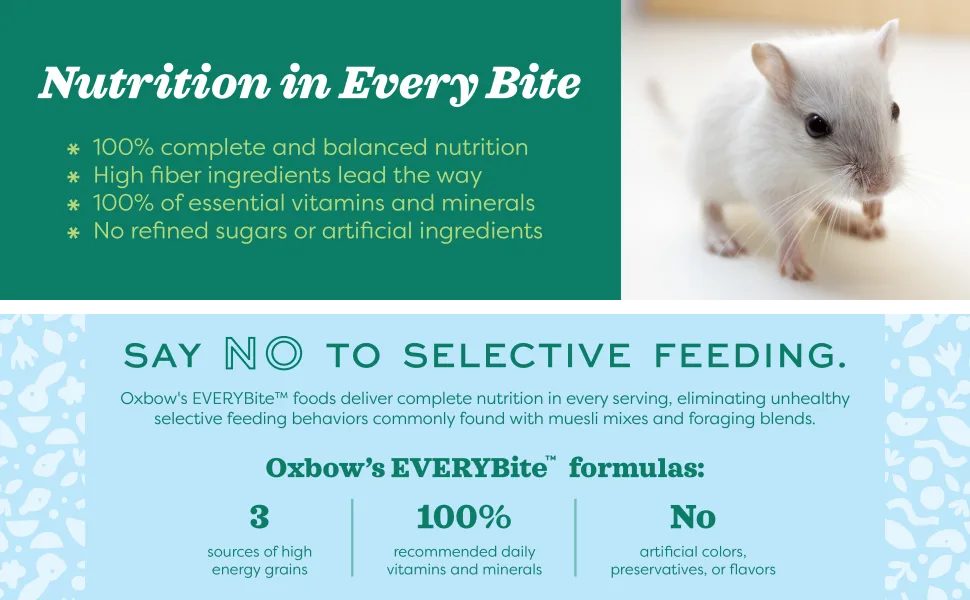 Oxbow Essentials Hamster Food and Gerbil Food - All Natural Hamster and Gerbil Food - unspecified