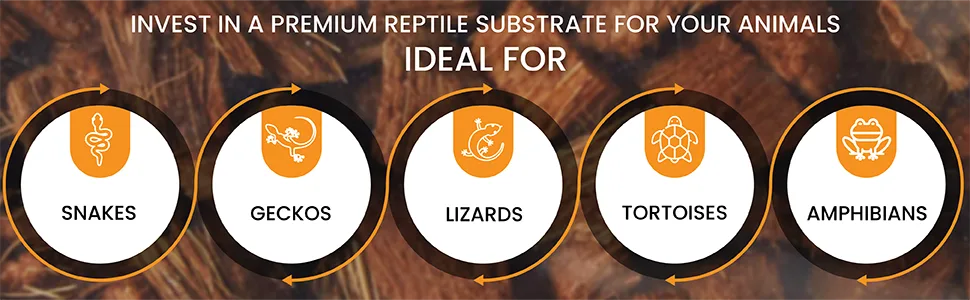 ReptiChip Compressed Coconut Chip Substrate for Reptiles 72 Quart Coco Chips Brick Bedding - product information 4
