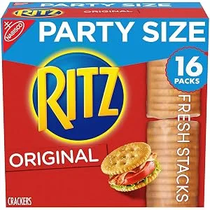 Ritz Crackers Flavor Party Size Box of Fresh Stacks 16 Sleeves Total original 23.7 Ounce - product information 1