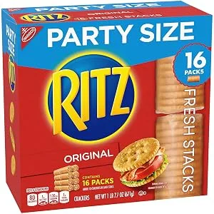Ritz Crackers Flavor Party Size Box of Fresh Stacks 16 Sleeves Total original 23.7 Ounce - product information 2