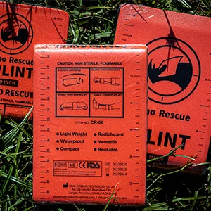 Rhino Rescue rail set reusable survival-combat-ear-help-medical tactical field 4 sizes of rails orange kit - splint