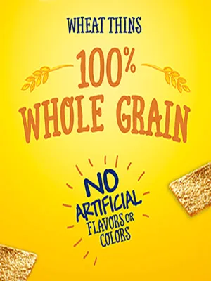 Wheat Thins Original Whole Grain Wheat Crackers Holiday Christmas Crackers Family Size 6 - 16 oz Boxes - Wheat Thins