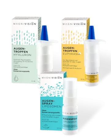 Magnivision saline solution 360ml saline solution for contact lenses to rinse soft & hard contact lenses borate -free made in Europe - MAGNIVISION Augentropfen, Augenspray, Augenpflege