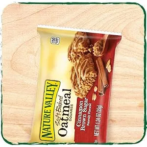 Nature Valley Soft-Baked Oatmeal Squares Cinnamon Brown Sugar 1.24 Ounce (6 Bars) - product information 4