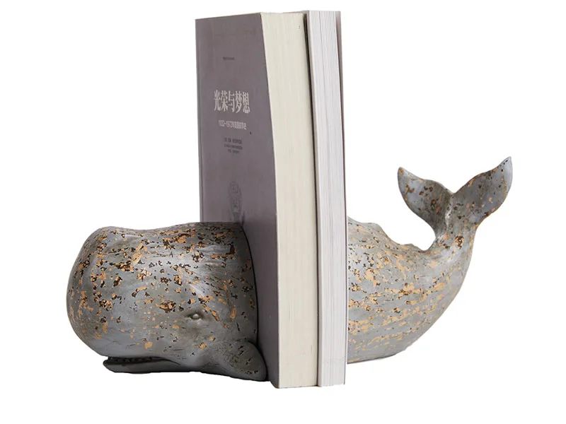 HAUCOZE Bookends Modern Sculpture Figures Pineapple Decor Statue Gift Living Room Art Polyresin Ornament Silver 26cm - product information 17