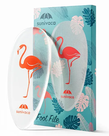 Sunivaca Callus Remover 2 in 1 Coarse and Fine Nano Glass Callus Removal Foot (Blue) Blue-2-sided - Hornhautentferner
