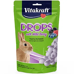 Vitakraft Rabbit Drops And 5.3-Ounce Pouch - Drops for Rabbits
