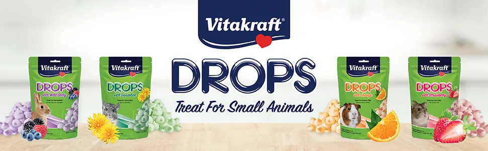 Vitakraft Rabbit Drops And 5.3-Ounce Pouch - Vitakraft Drops