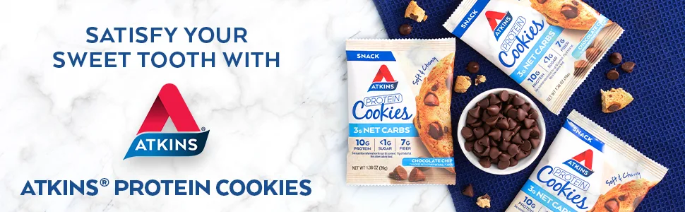 Atkins Protein Cookie Chocolate Chip 4 Count - product information 1