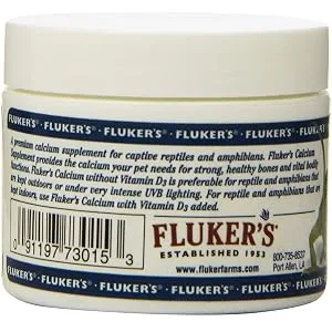 Fluker's Reptile Calcium Supplement Without Vitamin D3 - product information 2