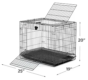Midwest Wabbitat Folding Rabbit Cage - Dimensions