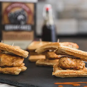 Kodiak Cakes Protein Pancake Power Cakes Flapjack and Waffle Mix Buttermilk 20 Ounce (Pack of 3) - Chicken, Waffles, Buttermilk, Maple, Football