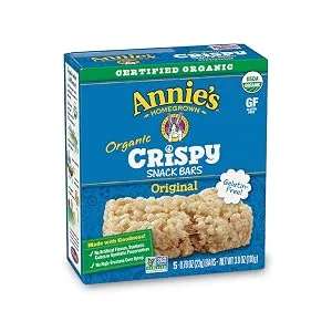 Annie's Organic Original Crispy Snack Bars Gluten Free 3.9 oz 5 ct - product information 1