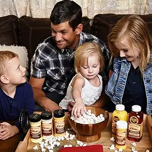 Amish Country Popcorn  1 lb Bag  Medium White Popcorn Kernels  Old Fashioned with Recipe Guide (Medium White - 1 lb Bag) - Amish Country Popcorn Kernels Microwave Toppings Seasoning Flavor Toppings