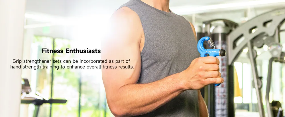 Fitbeast hand trainer training set (5-part) 2 forearm handle adjustable resistance hand gripper finger-dehner grip ball & stress breakdown for athletes - hand grip strengthener