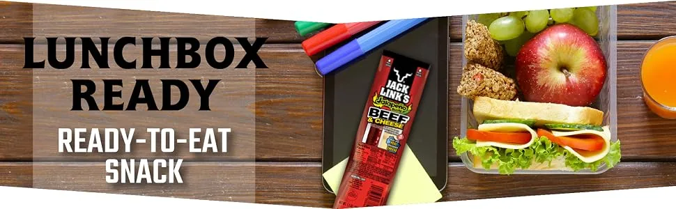 Jack Link’s Jalapeno Beef & Cheese Combo Snack Pack 1.2 Oz Pack of 16 - 100% Beef Stick and Cheese Stick Made with Real Wisconsin Cheese - 7g Protein - jack links combo pack jalapeno sizzle beef and cheese