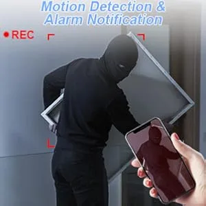 TANGMI Hidden Camera Smoke Detector Wireless WiFi Camera with Video 1080P HD Small Camera with Night Vision and Motion Detection Indoor Camera for Home Security - hidden camera