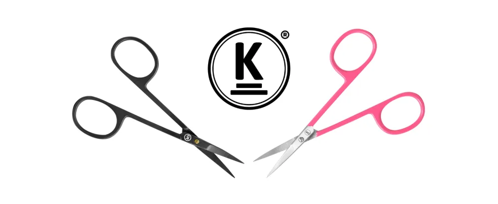 K-Pro Cuticle Scissors with Tower Tip Curved Sharp Pointed - Cuticle Scissors 1 Piece - K-Pro Nagelhautschere mit Turmspitze