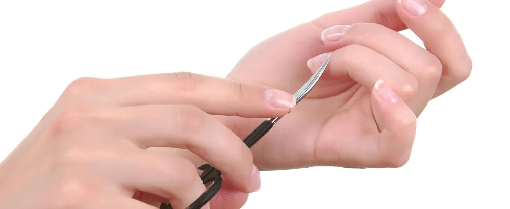K-Pro Cuticle Scissors with Tower Tip Curved Sharp Pointed - Cuticle Scissors 1 Piece - Nagelhautschere mit Turmspitze