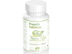Naturtotal Propolis 120 tablets 500mg | Natural bee resin - Propolis Tabletten