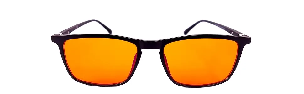 Blue light filter glasses - Classic Orange | Night style | Computer glasses  - classic orange blaulichtfilter brille