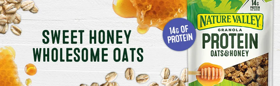 Nature Valley Oats & Honey Big & Crunchy Granola Breakfast Cereal 16 oz - Nature Valley Granola module