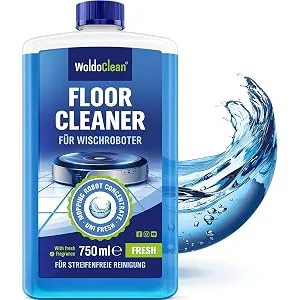 Robotic mop cleaning agent especially for wooden floors and floorboards 750ml - wischfunktion wischflüssigkeit bodenreinigungsflüssigkeit konzentrat zusatz original zubehör