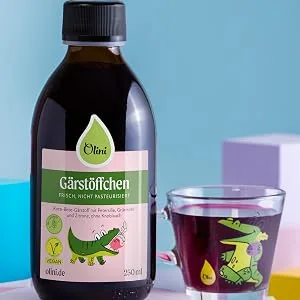 Olini fermentation from beets for children 1l - probiotic drink immunity support from the beet fermentation silage - mild taste without preservatives and artificial dyes Red beds for children 1000 ml - Gärstoffchen