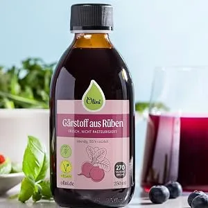 Olini fermentation from beets 500 ml - fresh without preservatives - not pasteurized - beetroot juice with spices - Natural probiotic drink from the beet fermentation silage beetroot 500 ml - Garstoff aus Ruben