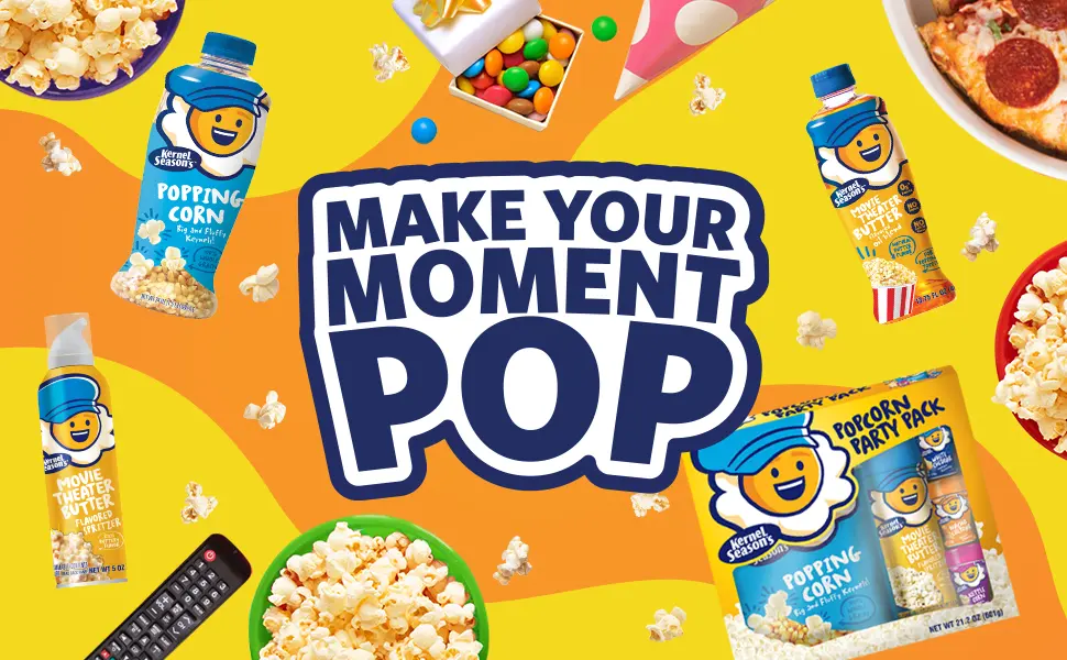 Kernel Season's Popcorn Spritzer 4 Ounce (Pack of 6) - make your moment pop popcorn kernel season seasoning flavor nacho cheese white cheddar kettle corn
