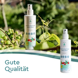 Natural fruit cleaner spray for fruit and vegetables phosphate-free vegetable cleaner made from natural ingredients 250 ml - obst reiniger