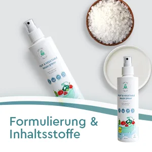 Natural fruit cleaner spray for fruit and vegetables phosphate-free vegetable cleaner made from natural ingredients 250 ml - obst und gemüse waschmaschine