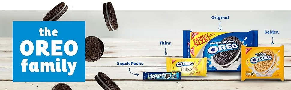OREO Chocolate Sandwich Cookies 30 - 1.59 oz Snack Packs - Dunkable snacking grab-and-go indulgence Joe-Joes Joe Joes kids lunch office groceries Kosher pantry