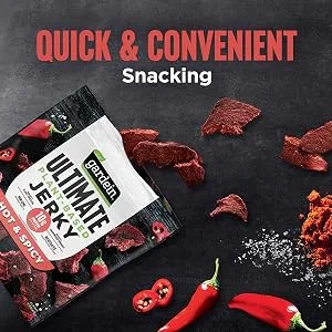 Gardein Ultimate Plant-Based Jerky Hot & Spicy 2.25 Ounce - product information 5