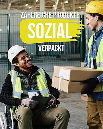 Back massage 2er back scratches - stable & exhausted - telescopic stick with a wide scratch hand against itching - massage device as a back crawler - Sozial Verpackt
