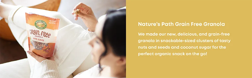 Nature's Path Organic Grain Free Caramel Pecan Granola 8 Ounce (Pack of 6) Non-GMO Keto Friendly Paleo Friendly Gluten Free 6g Plant Based Protein - product information 5