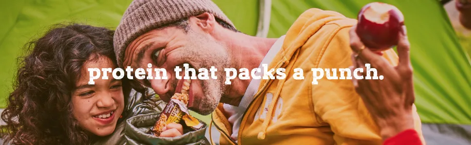 Nature Valley Granola Bars Peanut Butter Dark Chocolate Gluten Free 21.3 oz 15 ct - protein that packs a punch banner