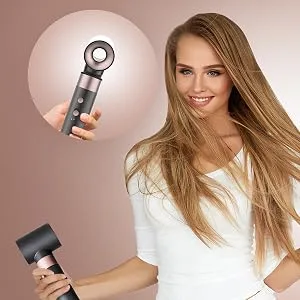 Cecotec air brushes bamba ceramiccare supersonic 6-in-1 with 6 interchangeable heads ceramic coating 2 speeds and 3 temperatures 6 heads black - 6 in 1 Warmluftbürste