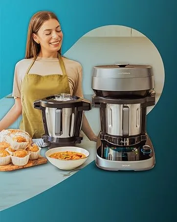 Cecotec air brushes bamba ceramiccare supersonic 6-in-1 with 6 interchangeable heads ceramic coating 2 speeds and 3 temperatures 6 heads black - Staubsaugerroboter, Heißluftfritteuse, Mikrowelle, Stabstaubsauger, Staubsauger, Toaster.