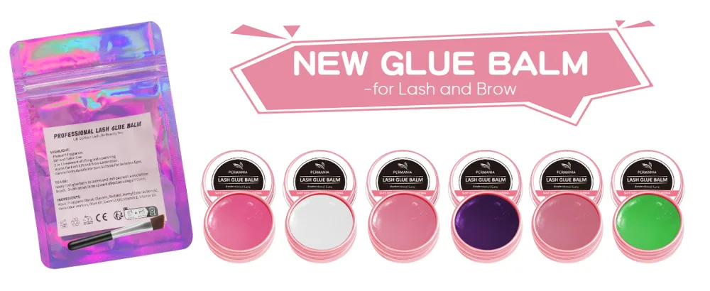 PERMANIA Eyelash Glue | Eyelash Lifting Glue | Eyebrow Glue Quick Drying -10g 10g-Apple - wimpernlifting kleber