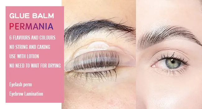 PERMANIA Eyelash Glue | Eyelash Lifting Glue | Eyebrow Glue Quick Drying -10g 10g-Apple - wimpernlifting kleber