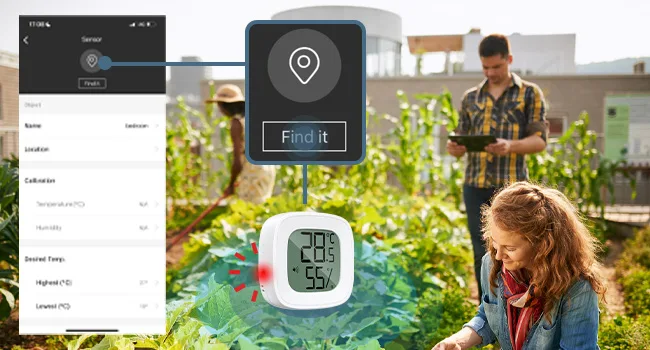 Ankilo (New Upgraded Wireless Thermometer Hygrometer Bluetooth. - Thermometer
