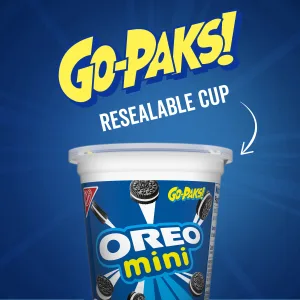 OREO Mini Cookies CHIPS AHOY! Mini Cookies RITZ Bits Crackers Teddy Grahams Honey Nutter Butter Bites & Mini Nilla Wafers Go-Cup Variety Pack 14 Go-Cups (assortment may vary) - image