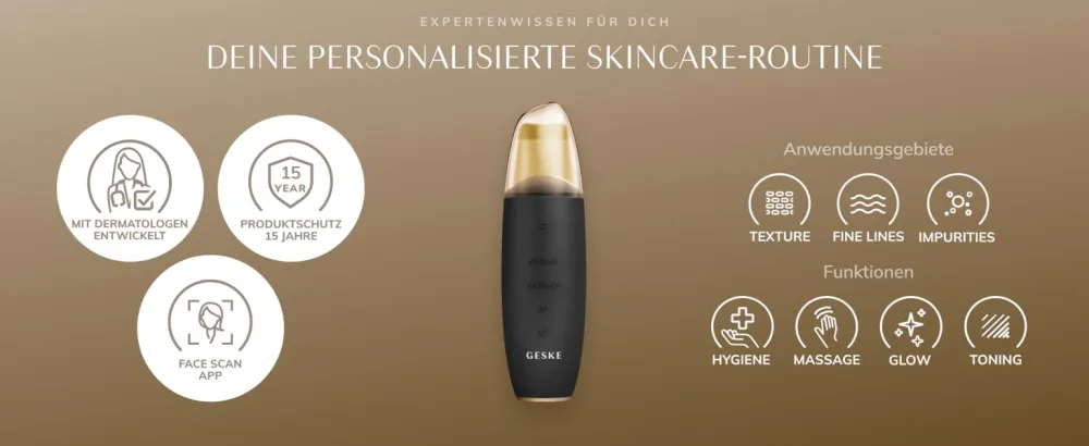 Geske |SmartAppGuided Microcurrent Skin Scrubber & Blackhead Remover |9 in 1 |Skincare Tools |Face Cleaning |Anti -aging and cleaning |Professional face lift |Blackhead - product information 9